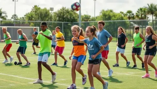 Summer sport camp training