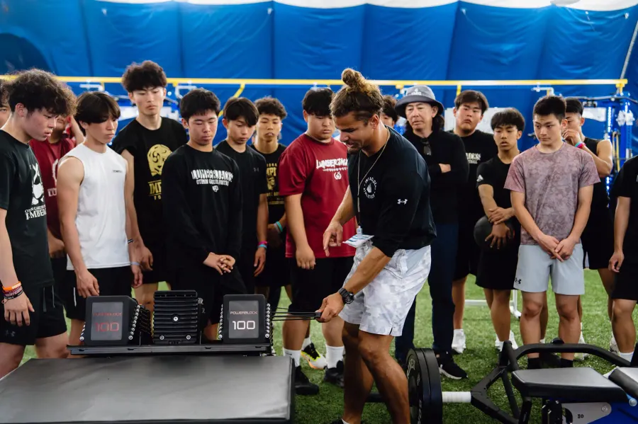 Youth athletes training at IMG Academy summer camp