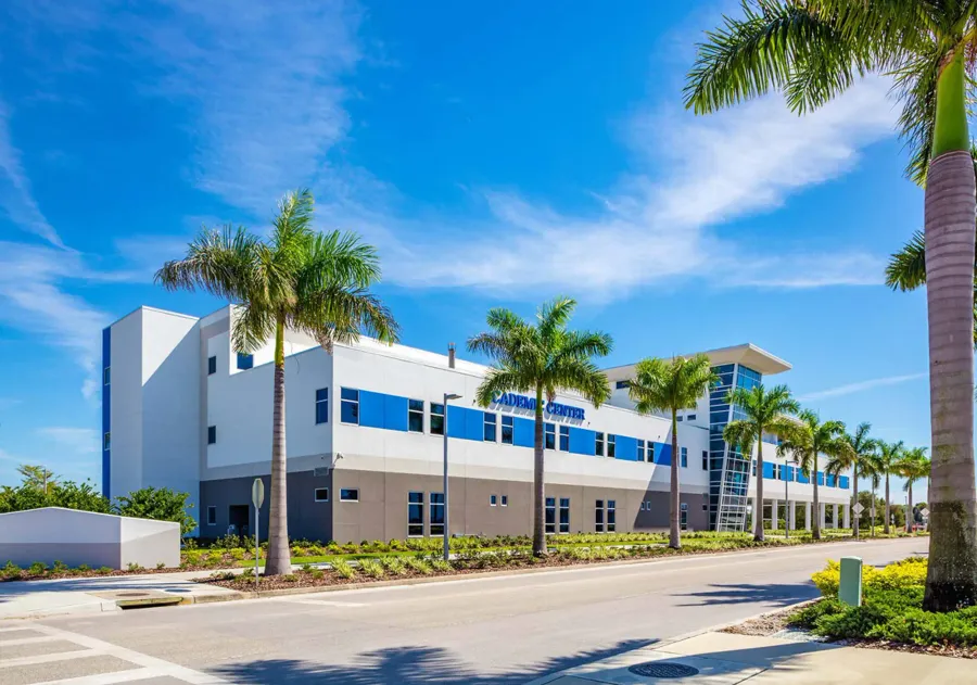 University campus representing education investment value
